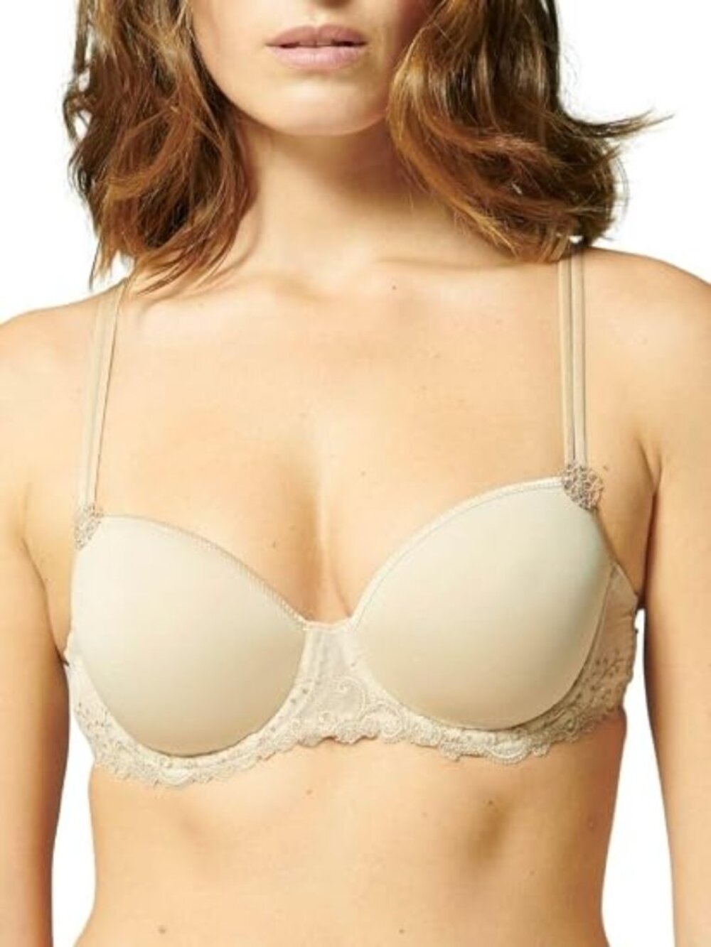 Simone Perele Delice 3D Molded Bra NWT Nude 32F